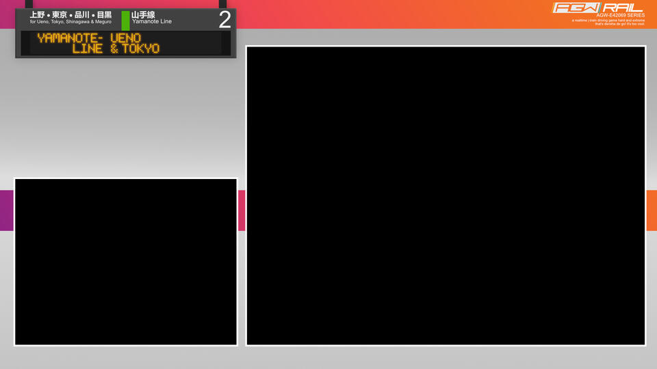 Densha de GO! themed Twitch.TV stream layout.